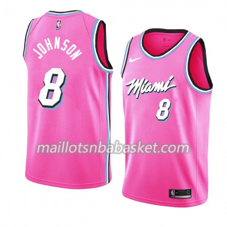 Maillot Homme Miami Heat Tyler Johnson 8 2018-19 Nike Rose Swingman Maillot Homme Miami Heat Tyler Johnson 8 2018-19 Nike Rose Swingman